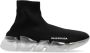 Balenciaga Zwarte Gebreide Slip-On Sneakers Black Dames - Thumbnail 1