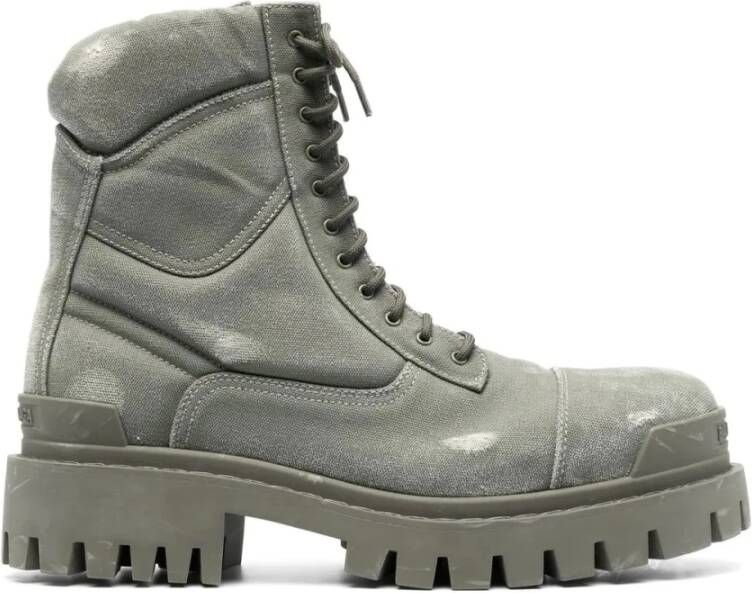 Balenciaga Stivali Verde Veterschoenen voor Dames Groen Dames