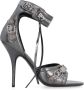 Balenciaga Studded Leren Sandalen Gray Dames - Thumbnail 1