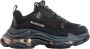 Balenciaga Triple S Clear Sole Sneakers Black Heren - Thumbnail 1