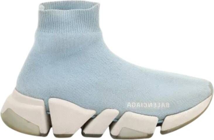 Balenciaga Vintage Pre-owned Canvas sneakers Blue Dames