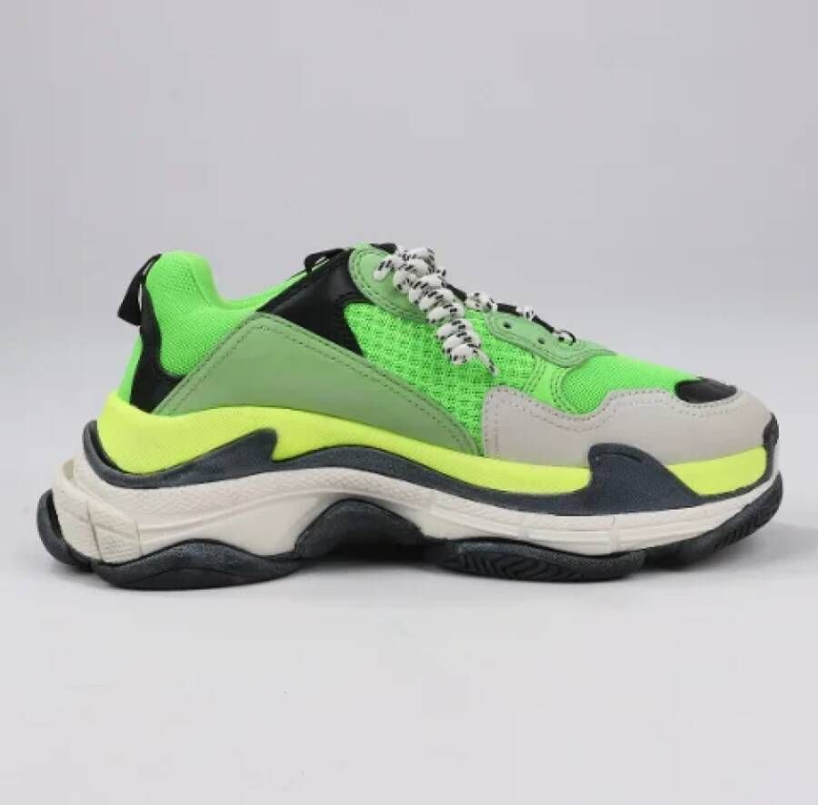 Balenciaga Vintage Pre-owned Canvas sneakers Green Dames