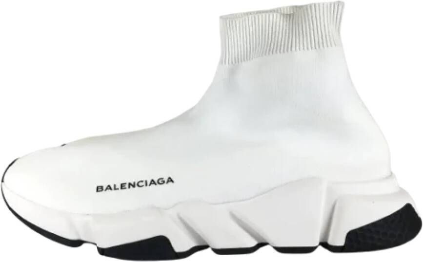 Balenciaga Vintage Pre-owned Fabric boots White Dames