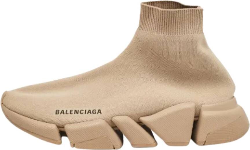 Balenciaga Vintage Pre-owned Fabric sneakers Beige Dames