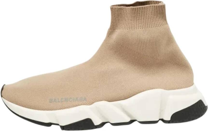 Balenciaga Vintage Pre-owned Fabric sneakers Beige Dames