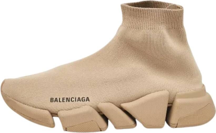 Balenciaga Vintage Pre-owned Fabric sneakers Beige Dames