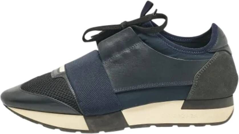 Balenciaga Vintage Pre-owned Fabric sneakers Blue Dames