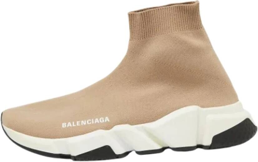 Balenciaga Vintage Pre-owned Fabric sneakers Brown Dames