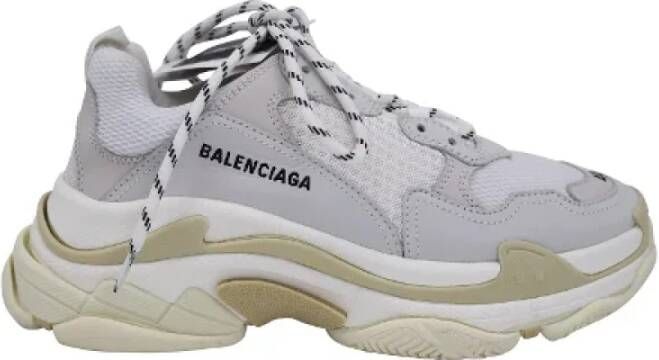 Balenciaga Vintage Pre-owned Fabric sneakers Gray Dames