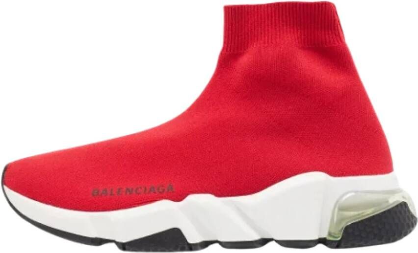 Balenciaga Vintage Pre-owned Fabric sneakers Red Dames