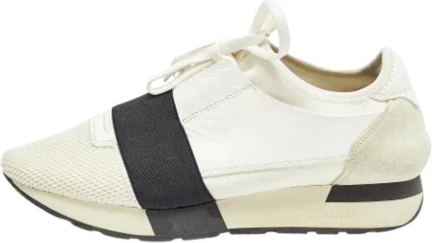 Balenciaga Vintage Pre-owned Fabric sneakers White Dames