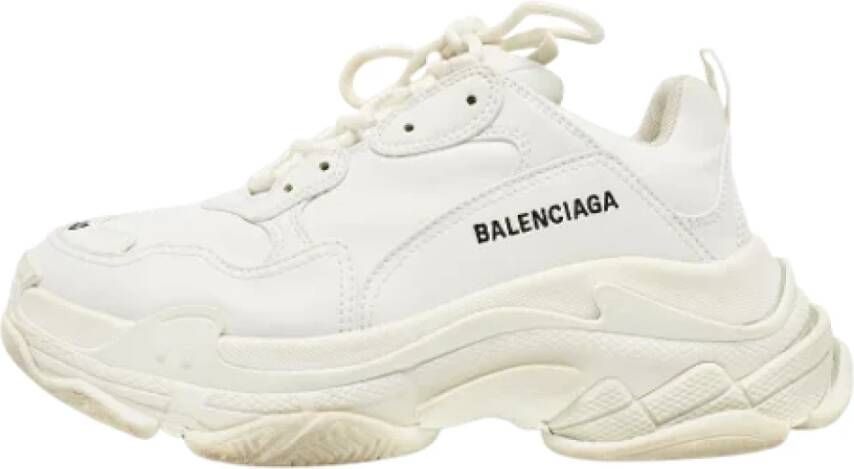 Balenciaga Vintage Pre-owned Fabric sneakers White Dames