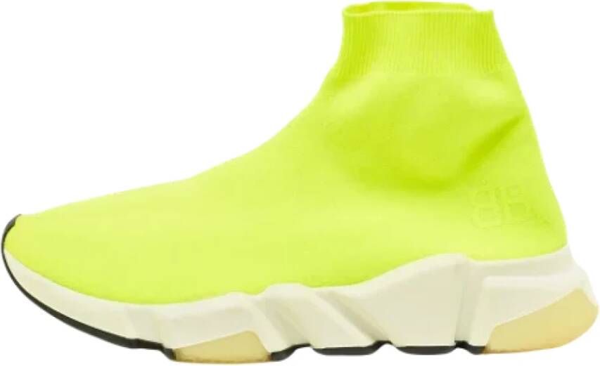 Balenciaga Vintage Pre-owned Fabric sneakers Yellow Dames