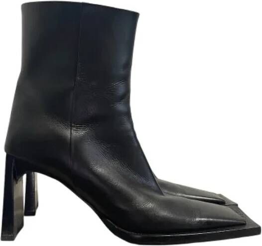 Balenciaga Vintage Pre-owned Leather boots Black Dames