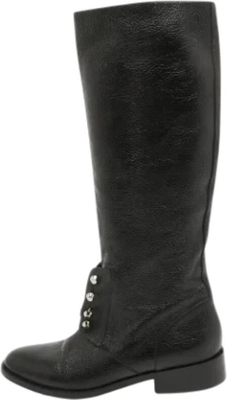 Balenciaga Vintage Pre-owned Leather boots Black Dames