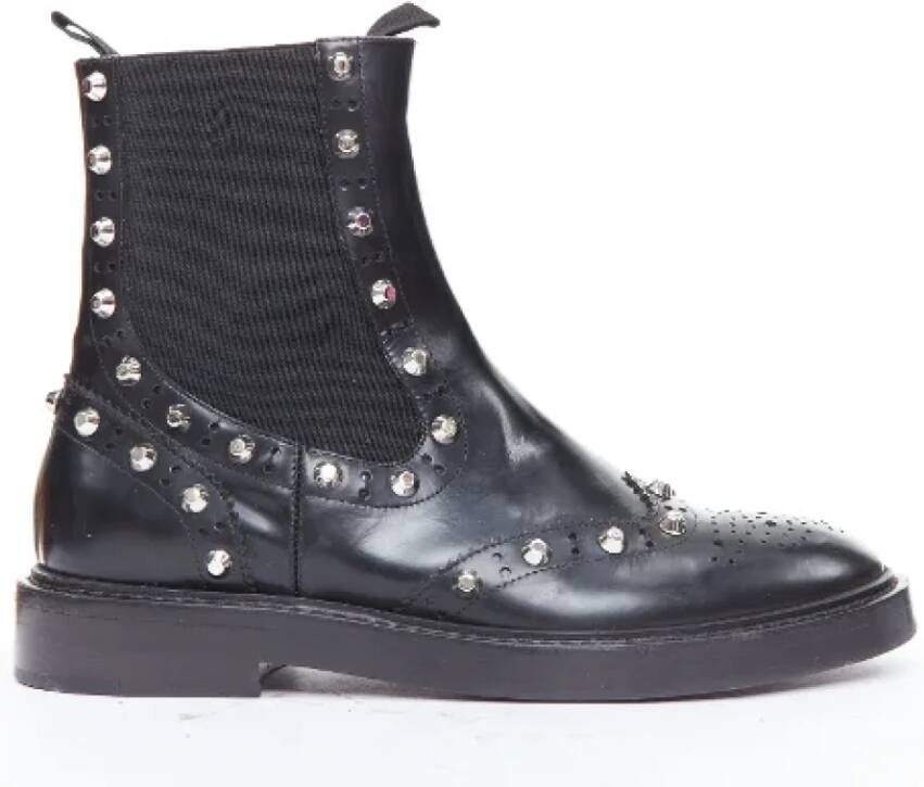 Balenciaga Vintage Pre-owned Leather boots Black Dames