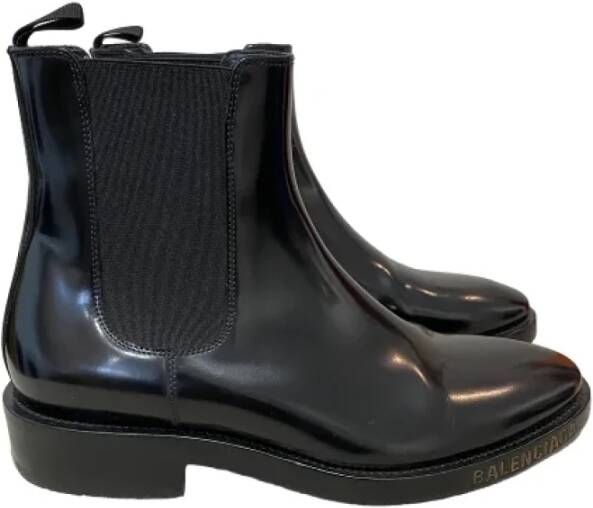 Balenciaga Vintage Pre-owned Leather boots Black Dames