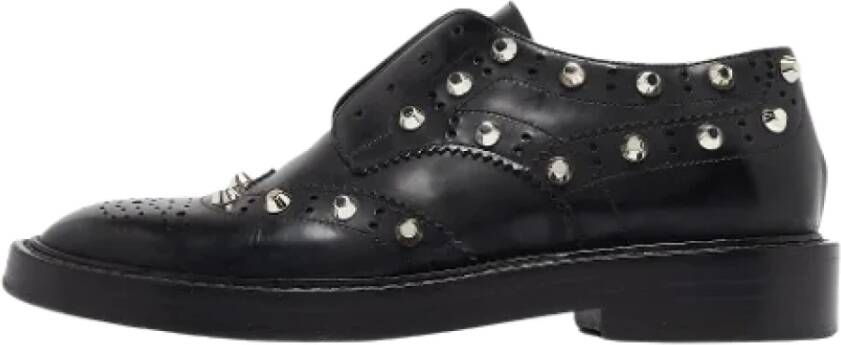 Balenciaga Vintage Pre-owned Leather flats Black Dames