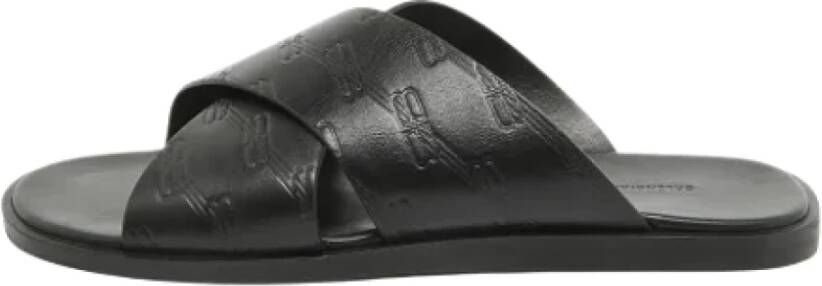 Balenciaga Vintage Pre-owned Leather flats Black Heren