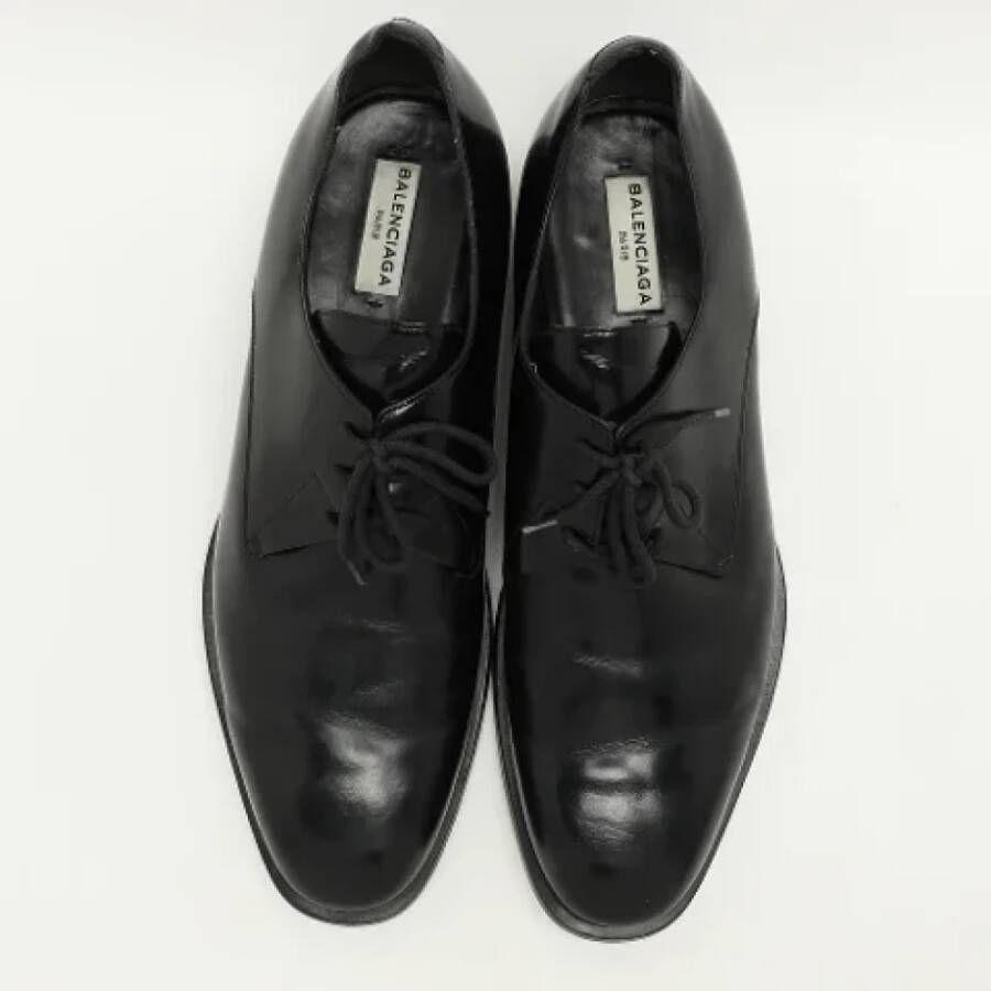 Balenciaga Vintage Pre-owned Leather flats Black Heren