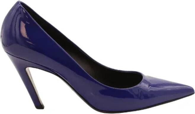 Balenciaga Vintage Pre-owned Leather heels Blue Dames