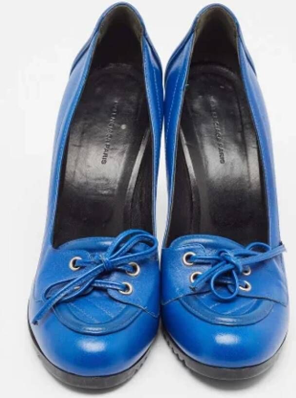 Balenciaga Vintage Pre-owned Leather heels Blue Dames