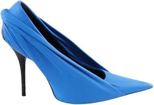 Balenciaga Vintage Pre-owned Leather heels Blue Dames