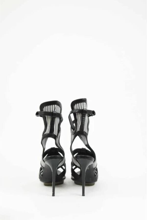 Balenciaga Vintage Pre-owned Leather sandals Black Dames