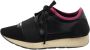 Balenciaga Vintage Pre-owned Leather sneakers Black Dames - Thumbnail 1