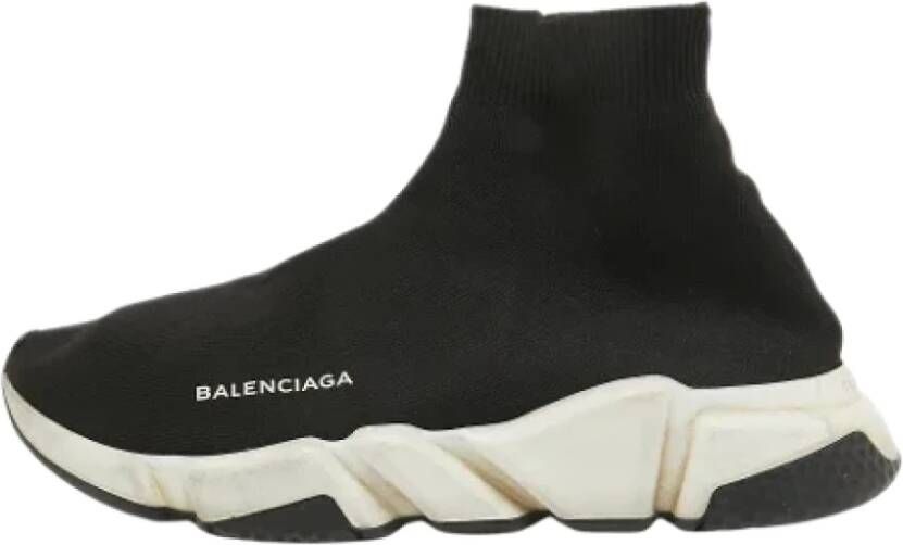 Balenciaga Vintage Pre-owned Leather sneakers Black Heren