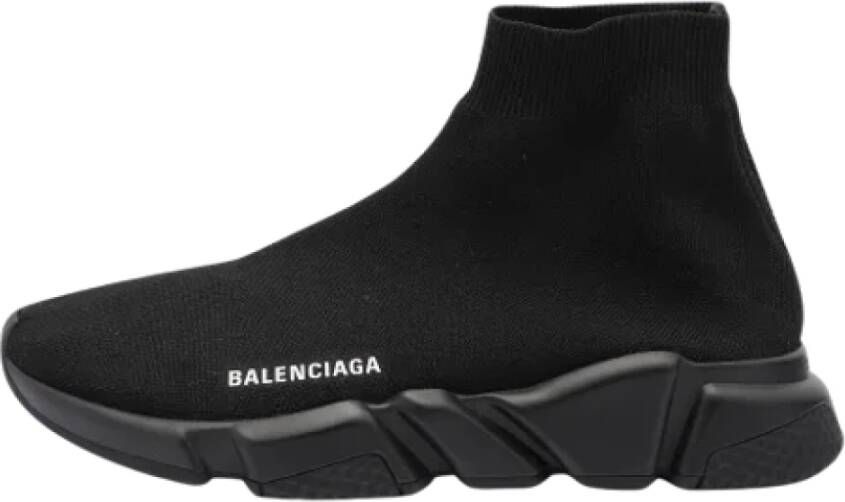 Balenciaga Vintage Pre-owned Leather sneakers Black Heren