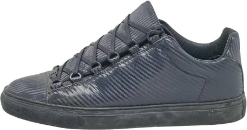 Balenciaga Vintage Pre-owned Leather sneakers Blue Heren