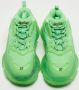 Balenciaga Vintage Pre-owned Leather sneakers Green Heren - Thumbnail 1
