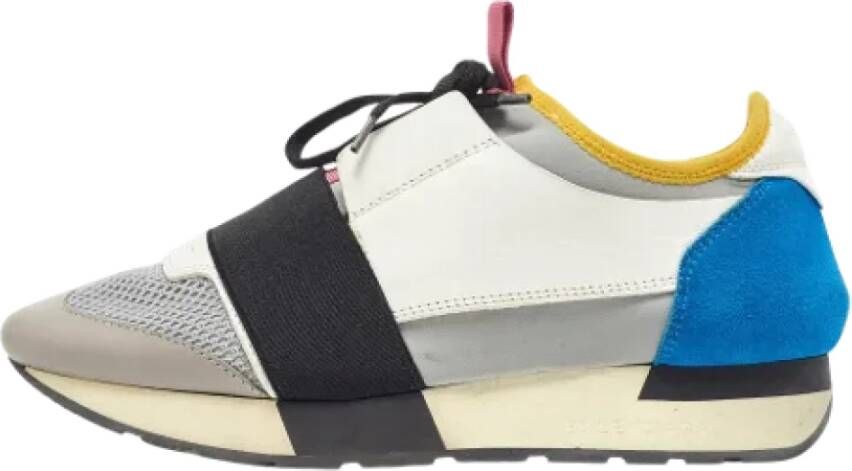 Balenciaga Vintage Pre-owned Leather sneakers Multicolor Dames