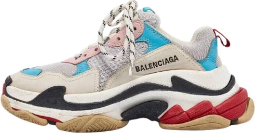 Balenciaga Vintage Pre-owned Leather sneakers Multicolor Dames