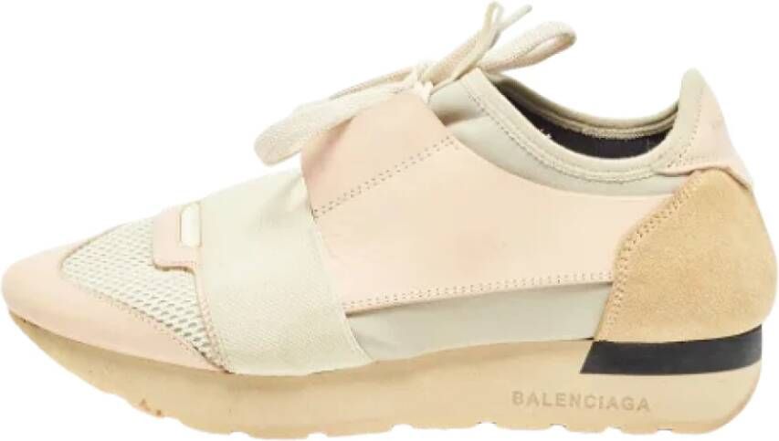 Balenciaga Vintage Pre-owned Leather sneakers Multicolor Dames