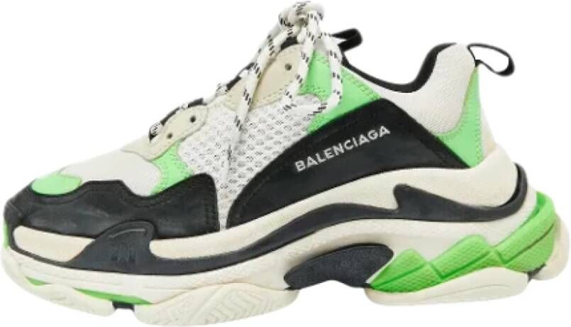 Balenciaga Vintage Pre-owned Leather sneakers Multicolor Dames