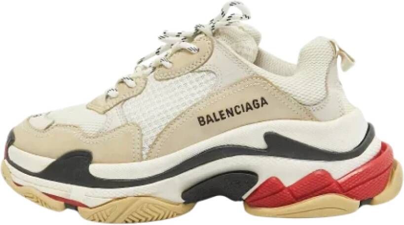 Balenciaga Vintage Pre-owned Leather sneakers Multicolor Dames