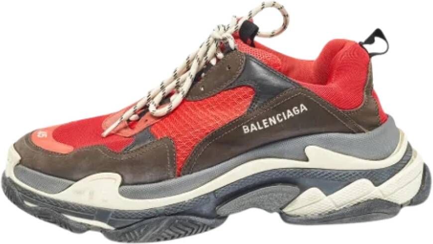 Balenciaga Vintage Pre-owned Leather sneakers Multicolor Heren