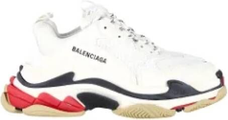 Balenciaga Vintage Pre-owned Leather sneakers White Dames