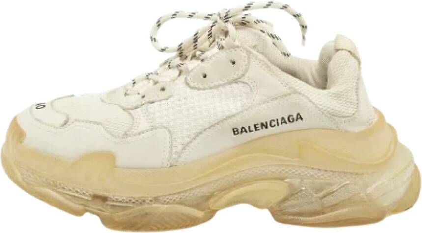 Balenciaga Vintage Pre-owned Mesh sneakers Beige Dames