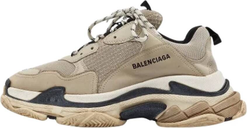 Balenciaga Vintage Pre-owned Mesh sneakers Beige Heren