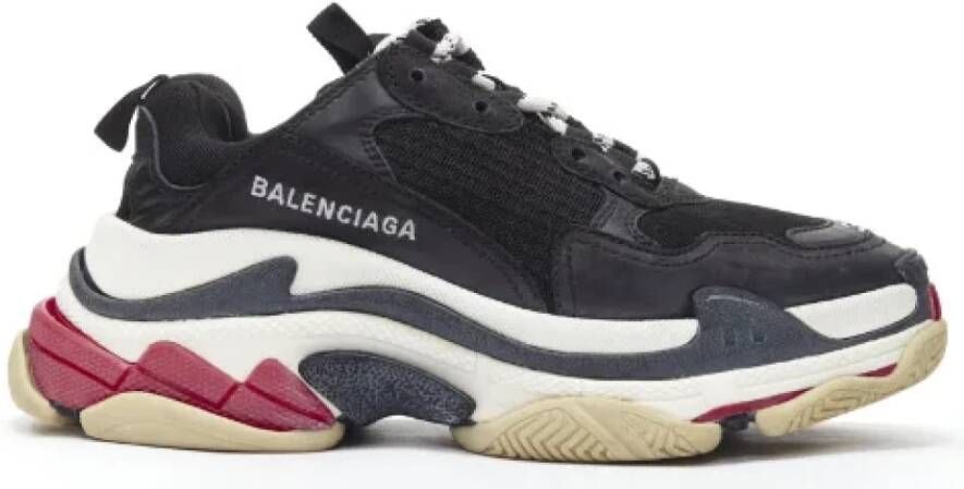 Balenciaga Vintage Pre-owned Mesh sneakers Black Dames