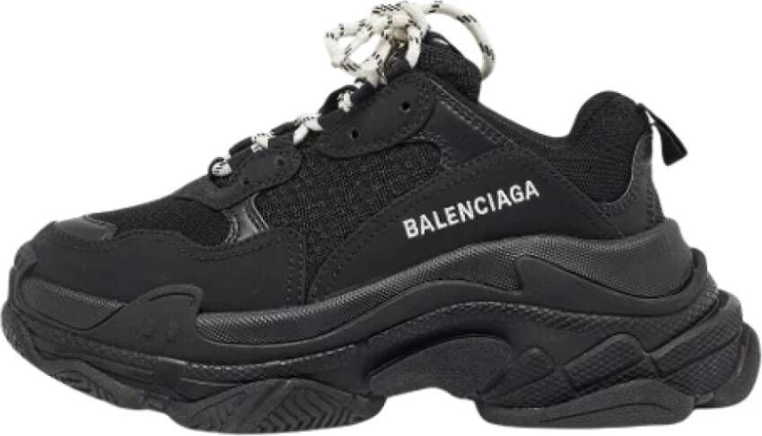 Balenciaga Vintage Pre-owned Mesh sneakers Black Dames