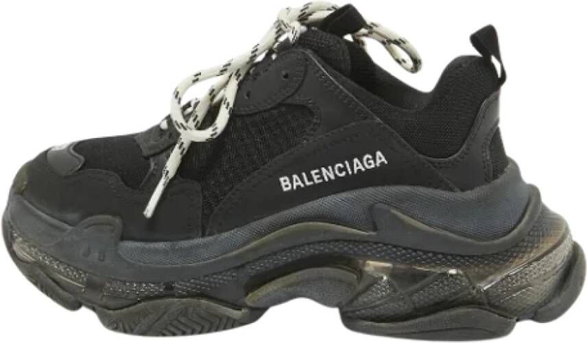 Balenciaga Vintage Pre-owned Mesh sneakers Black Dames