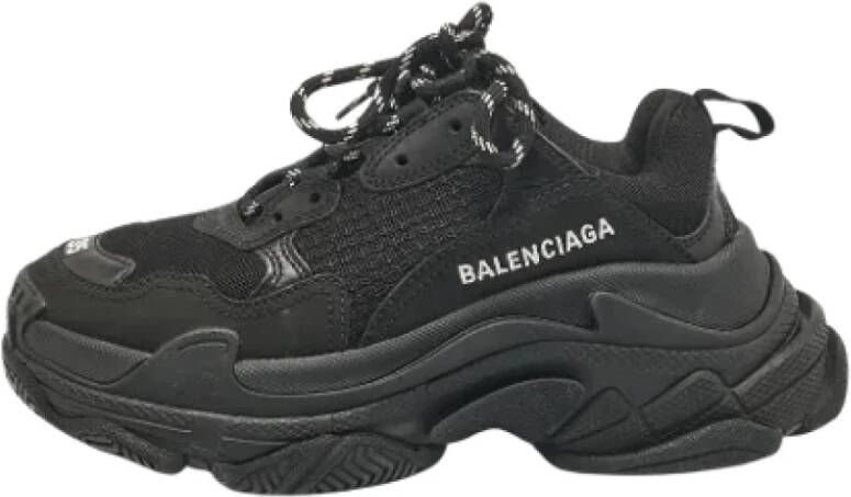 Balenciaga Vintage Pre-owned Mesh sneakers Black Dames