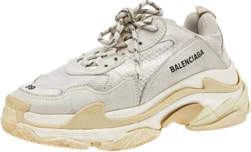 Balenciaga Vintage Pre-owned Mesh sneakers Gray Dames