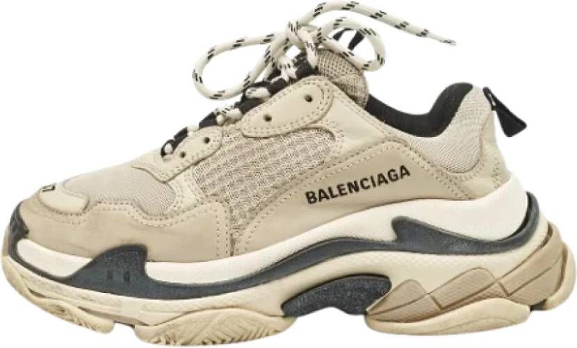 Balenciaga Vintage Pre-owned Mesh sneakers Gray Dames