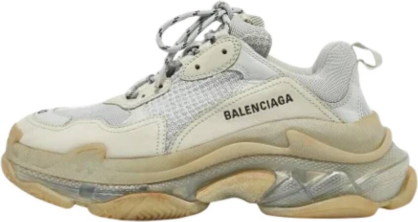 Balenciaga Vintage Pre-owned Mesh sneakers Gray Heren