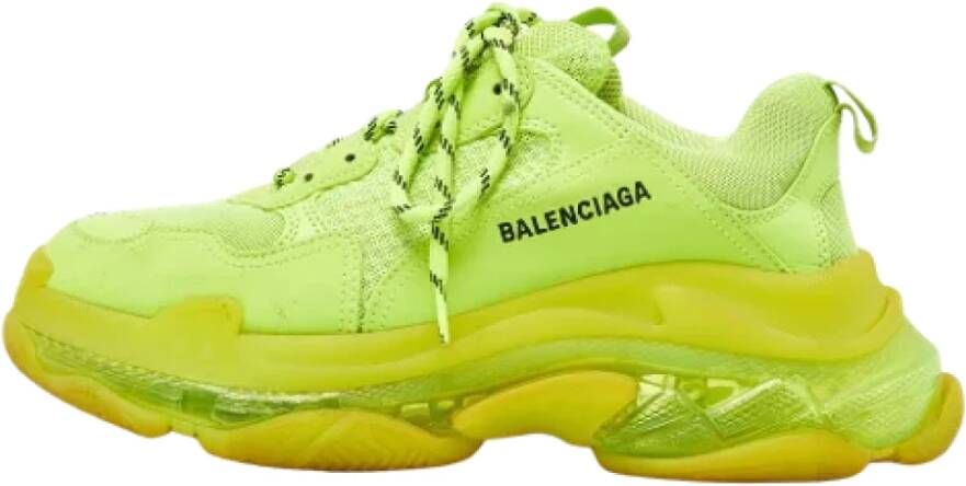 Balenciaga Vintage Pre-owned Mesh sneakers Green Heren